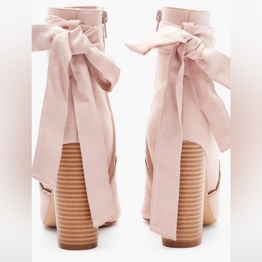 Wrap Block Heeled Bootie - image 2